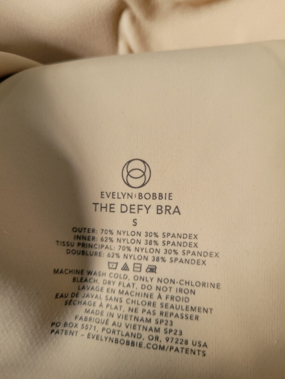 Evelyn Bobbie The Defy Bra Sand S - Picture 9 of 11